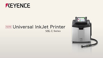 Industrial Inkjet Printer / Continuous Inkjet Printer | KEYENCE MK-U series