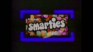 1983 Smarties Commerial
Hours-long 80s TV Commercials Playlist Here: https://www.youtube.com/playlist?list=PLSv6e2rLHRmJQOLrxPjAHi9kR4AiYr7z_
***from a slightly damaged tape***
Footage originally captured in 1983 on a Zenith Betamax VR9800 Video Player / Recorder and converted to digital format in 2022 using a Sony EDV-7500 beta max VCR with Panasonic ES15 inline for stabilization / jitter control and Elgato USB video capture device. Sony Vegas plug-in Flicker Control used to compensate for flicker from damaged tape (which gives ghosting effect during movement). 1983 Smarties Commerial