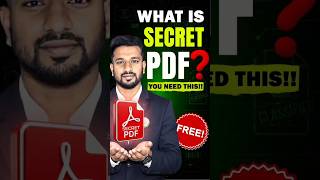 Secret PDF for ICAR PG 2026 🔥 | Most Important Questions & Study Material FREE