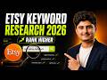 Etsy Keyword Research 2026: Advanced SEO and Tag Strategy (Urdu/Hindi)