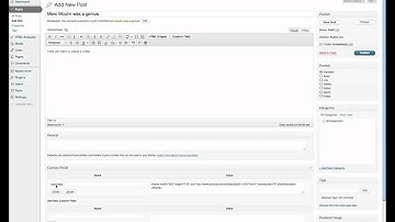Embed HTML in WordPress From Custom Fields.mov