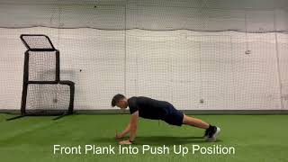 Resilient Performance - Front Plank Into Push Up Position