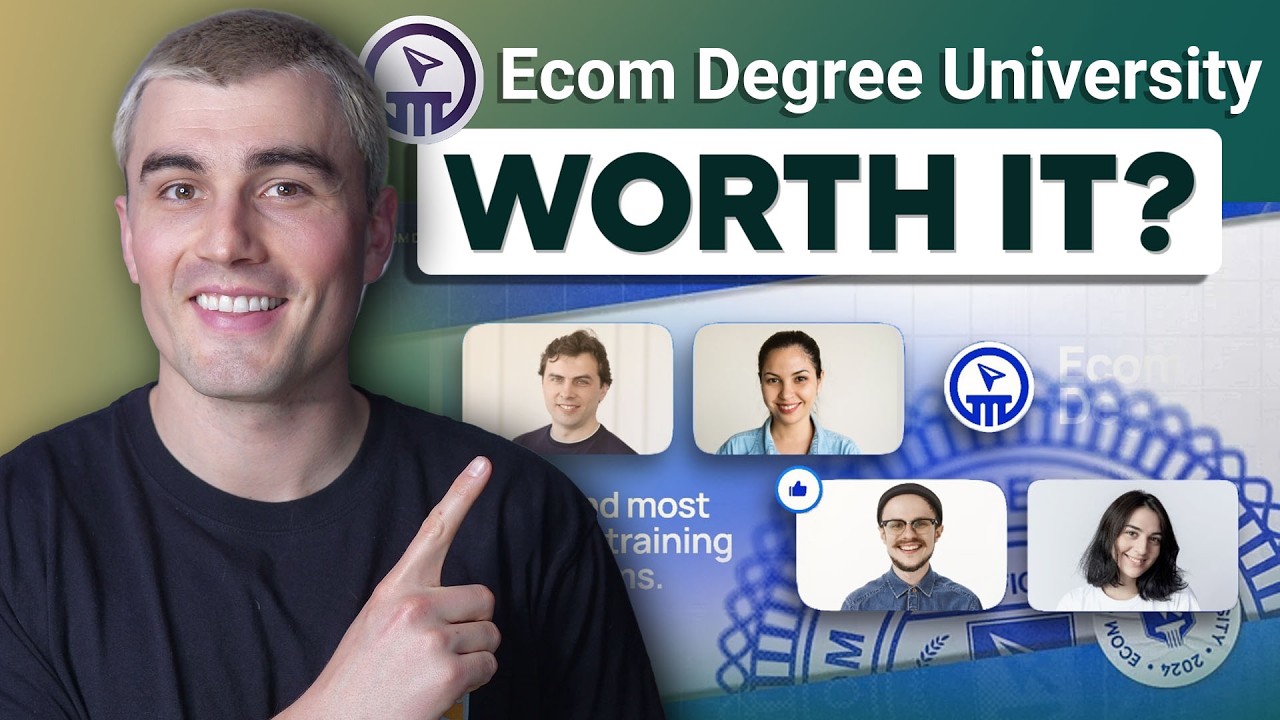 Обзор программы Ecom Degree University: пошаговое изучение электронной коммерции для начинающих.