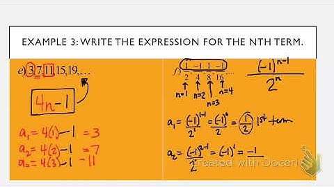 10.1 sequences and summation notation