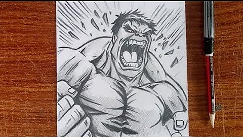 How to Draw Hulk Easy for Beginners | Step by Step Marvel Superhero Drawing Tutorial