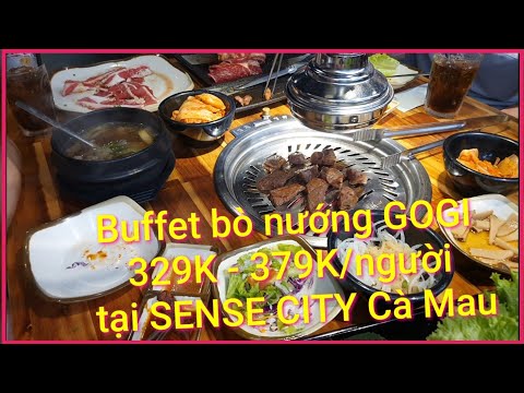 Video Buffet Bò nướng ở Gogi House tại Sense City Cà Mau - youtube