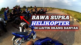 REAKSI ORANG LIHAT SUPRA BAPACK SEPERTI HELIKOPTER‼️