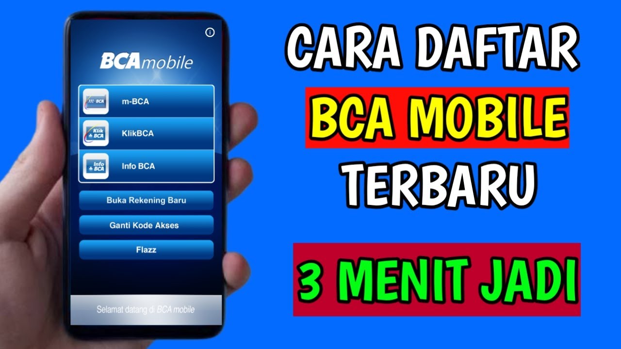 Cara Daftar BCA Mobile Banking Terbaru - Registrasi BCA Mobile
