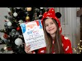 Lika writes a letter to Santa Claus