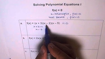 Solving Polynomial Equations Part 1 - EDEXCEL - GCSE - SAT