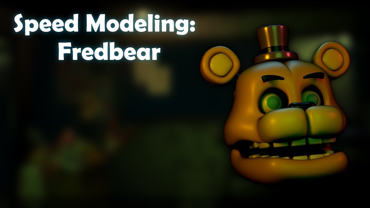 [FNaF/Blender] Speed Modeling Fredbear (1/?) - YouTube