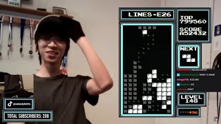 First Ever 8 Million in NES Tetris (World Record)