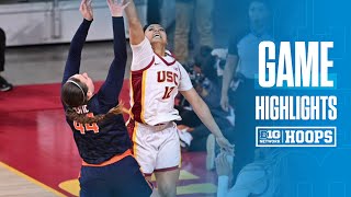 Illinois at USC | HIGHLIGHTS | Big Ten Women's Basketball | 02/23/2025