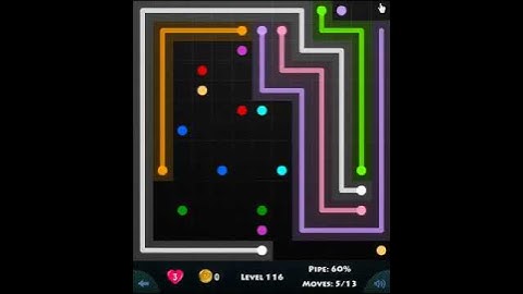 flow game facebook - jumbo pack level 116 Connect the dots