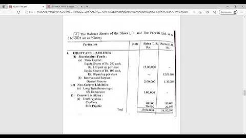 B.COM. SEM. - 4, CORPORATE ACCOUNTING - 4, CH - ABSORPTION ACCOUNTS, PART - 6, BY PROF. RAKESH DANGI