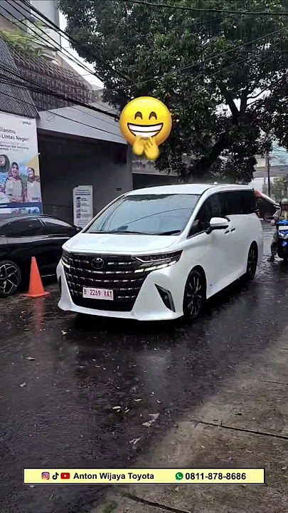 Pesona Alphard Hybrid saat hujan | Info Toyota 0811-878-8686 #fyp #foryou #xyzbca #alphard
