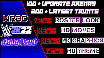 WR3D 2K20 Ultimate Mod With New Moves Arenas Weapons & More Downloan for Android