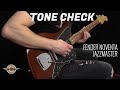 TONE CHECK: Fender Noventa Jazzmaster Guitar Demo | No Talking