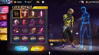 FREE FIRE NEW EMOTE ROYALSPIN || FREE FIRE NEW LUCK ROYAL SPIN || FREE FIRE NEW EVENT SPIN || 600💎