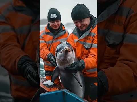 A Struggling Dolphin