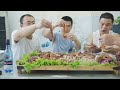 【食味阿远】阿远烤全羊，小滩羊腌完再烤，配上秘制调料，吃肉喝酒好不痛快 | Shi Wei A Yuan