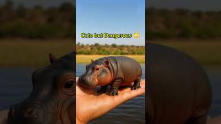 Crazy Hippo Facts — The Cute Animal That Can Kill You! 😳🦛 #shorts #facts #animals #didyouknow