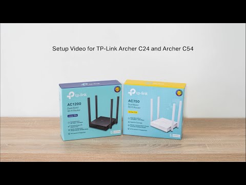 How to Setup TP Link Archer C24/C54 via a Web Browser
