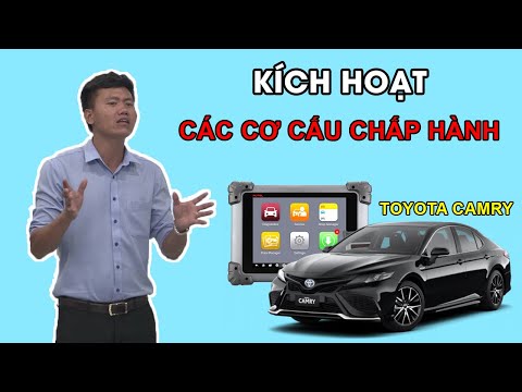 Autel - Hướng dẫn kích hoạt các cơ cấu chấp hành xe Toyota Camry