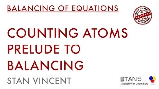 Counting Atoms | Prelude to Balancing | How to count atoms in a molecule | Chemistry | Trial