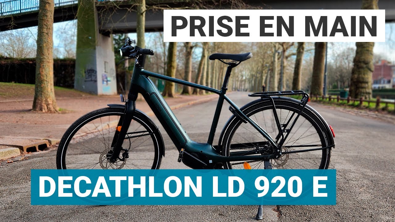 Prise en main du vélo électrique Decathlon Btwin Elops 920 E 