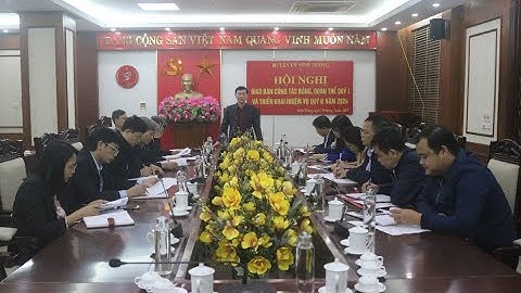 VIDEO: Huyện ủy Vĩnh Tường giao ban công tác Đảng quý I, triển khai nhiệm vụ quý II năm 2024