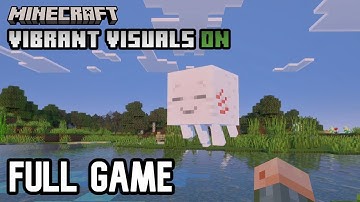 Minecraft: Vibrant Visuals - Full Gameplay Playthrough ("Chase the Skies" Update)