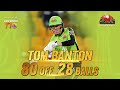 Tom Banton I 80 off 28 balls I Man of the Match I Match 20 I Qalandars I T10 League Season 3