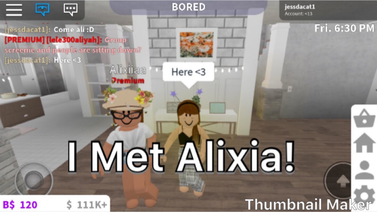 SHOOK I Met Alixia On Roblox YouTube 