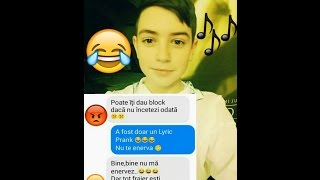 Farsă unei colege cu versuri din melodii [ Lyric Prank ]