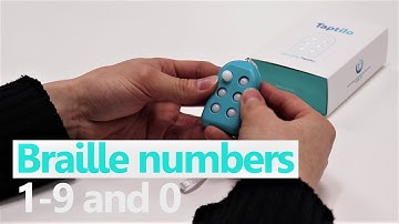Learn Braille Numbers 0-9