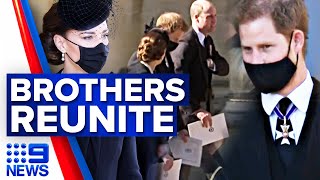 Prince Philip’s Funeral: Harry And William Come Together | 9 News Australia Prince Philip’s Funeral: Harry And William Come Together | 9 News Australia