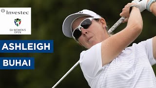 Ashleigh Buhai opens up a four shot lead with a 65 (-7) in Cape Town