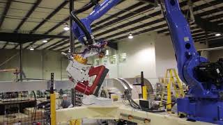 ATI Industrial Automation - QC 76 Robotic Tool Changers in OSB PackagingFinishing Application