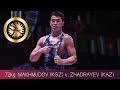 GOLD GR - 72 kg: D. ZHADRAYEV (KAZ) v. A. MAKHMUDOV (KGZ)