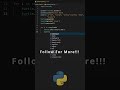 Asmr Progamming || Unique Shape 6 Python || #shorts#programming #asmr #asmrprogramming #lofi #python