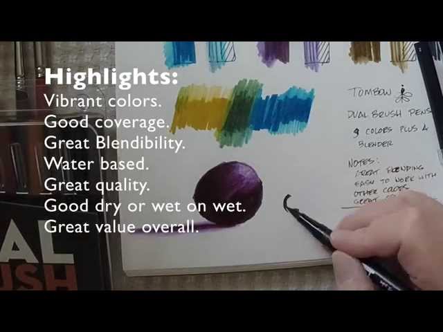 A Review Of The Tombow Dual Brush Markers - the paper kind