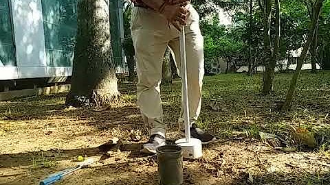 Core Cutter Test for Field Density