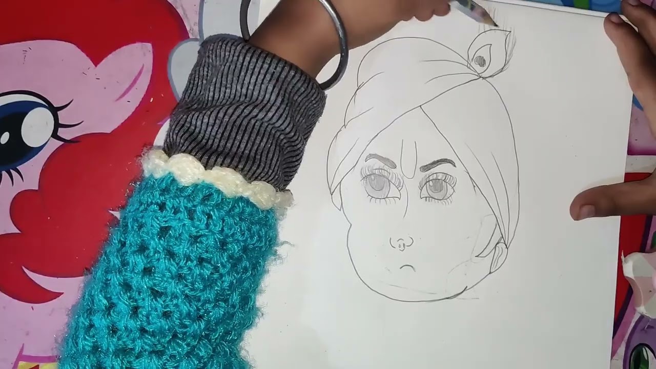 Manraj drawing 🖌️🎨🌺🎉♥️✨🪄😍