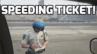 GTA 5 Pull Me Over 2.0 [Script mod] Speeding