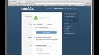 #HOWTO: Configure and Setup Tumblr Blog Preferences
