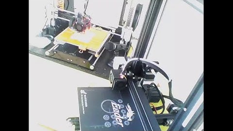 Ender 3 and Anet A8 working hard