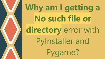 Why am I getting a No such file or directory error with PyInstaller and Pygame?