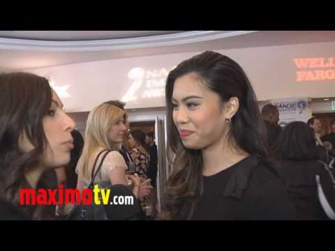 ASHLEY ARGOTA Interview at "42nd NAACP Image Award...