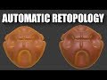 How to automatically retopologize into quads for free (Instant Meshes)
